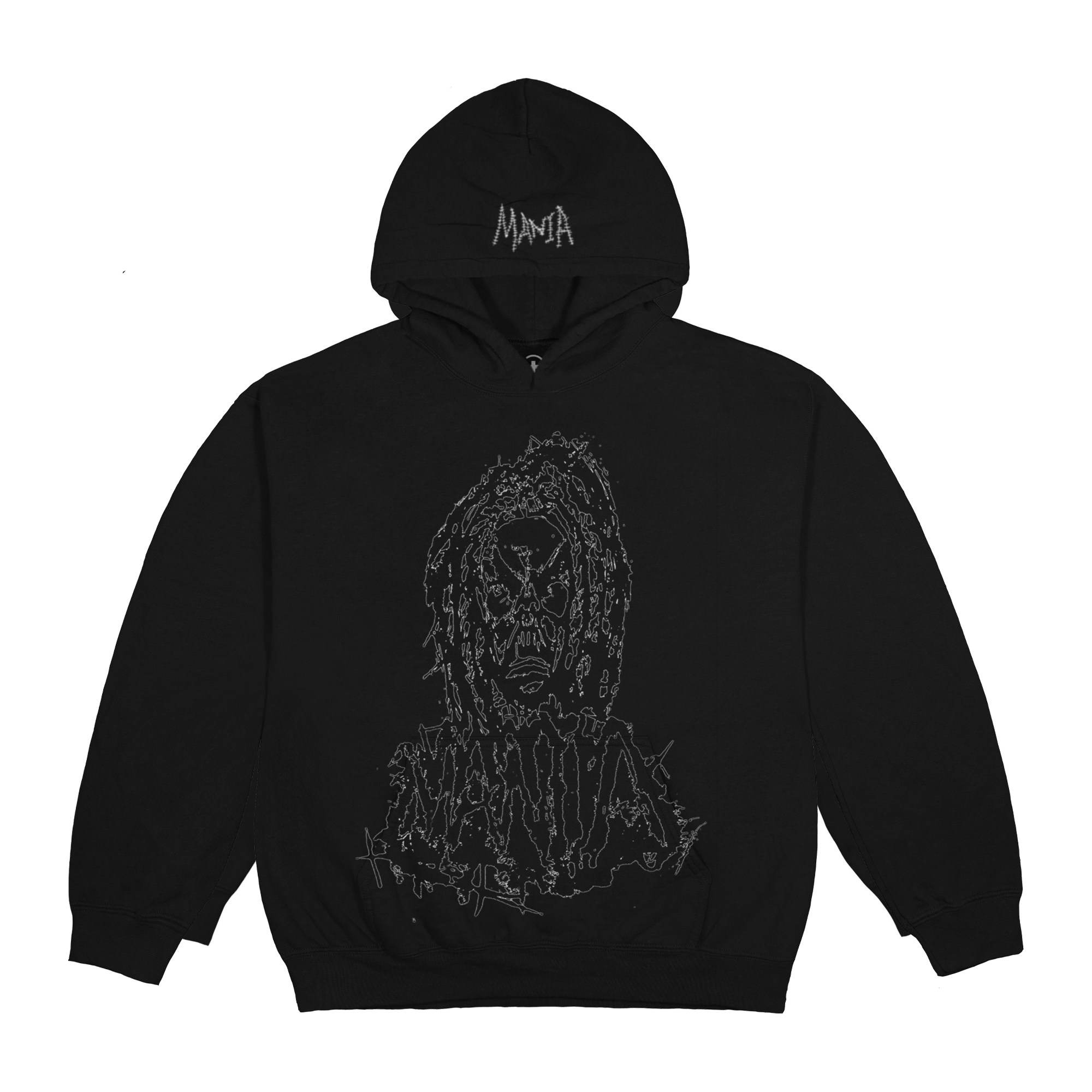 MANIA SKULL HOODIE (BLACK) – SoFaygo | Official Store