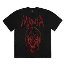 Load image into Gallery viewer, MANIA SKULL TEE (BLACK)
