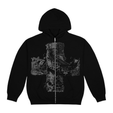 Load image into Gallery viewer, MANIA SKULL ZIP HOODIE
