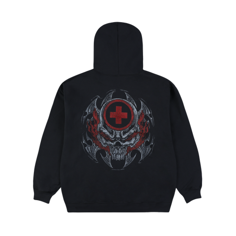 MANIA SKULL ZIP HOODIE