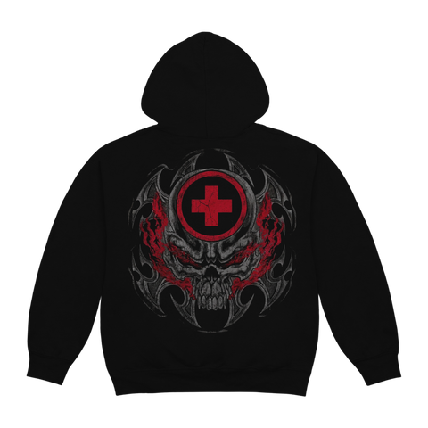 MANIA SKULL ZIP HOODIE